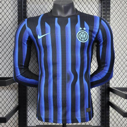 25/26 Player Version Inter Milan Home Long Sleeve Jersey