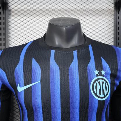 25/26 Player Version Inter Milan Home Long Sleeve Jersey