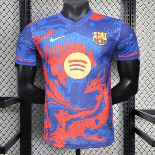 25/26 Player Version Barcelona Blue Flame Special Edition Jersey