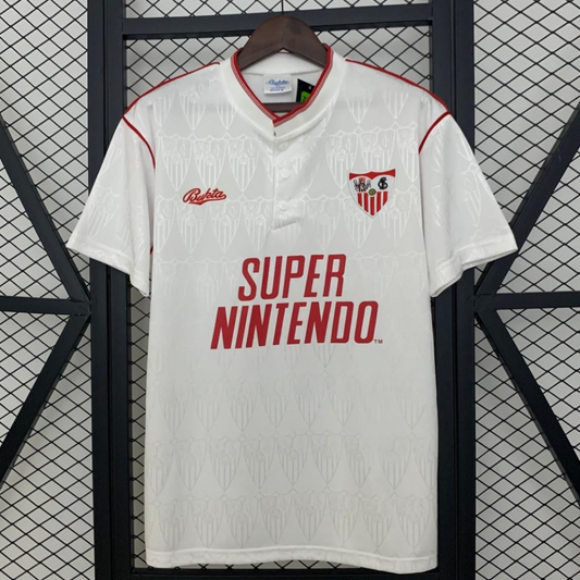 91/92 Retro Sevilla Home Jersey