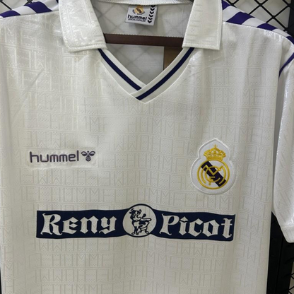 89/90 Retro Real Madrid Home Jersey