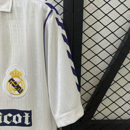 89/90 Retro Real Madrid Home Jersey