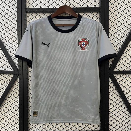 2025 Goalkeeper Portugal Grey Jersey