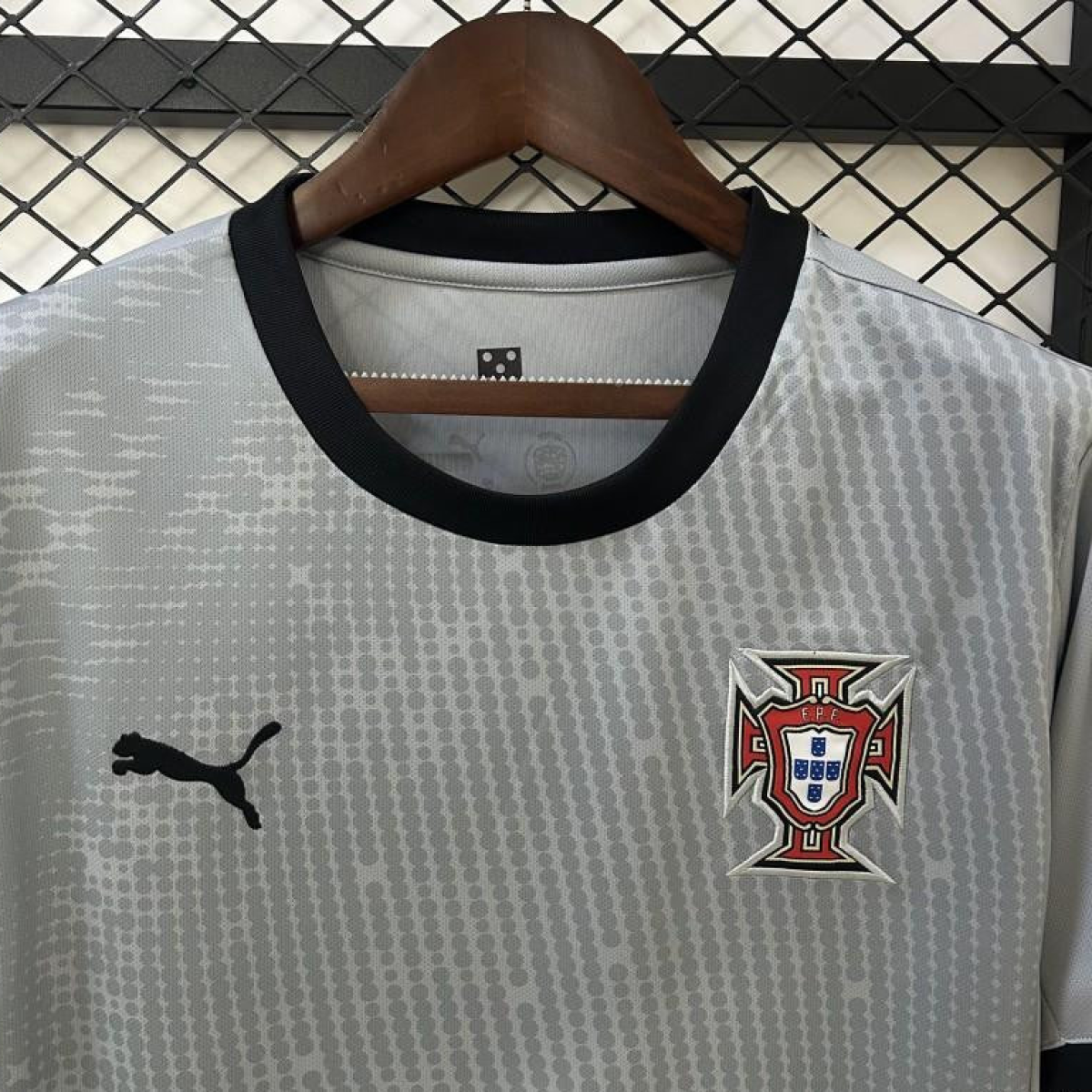 2025 Goalkeeper Portugal Grey Jersey
