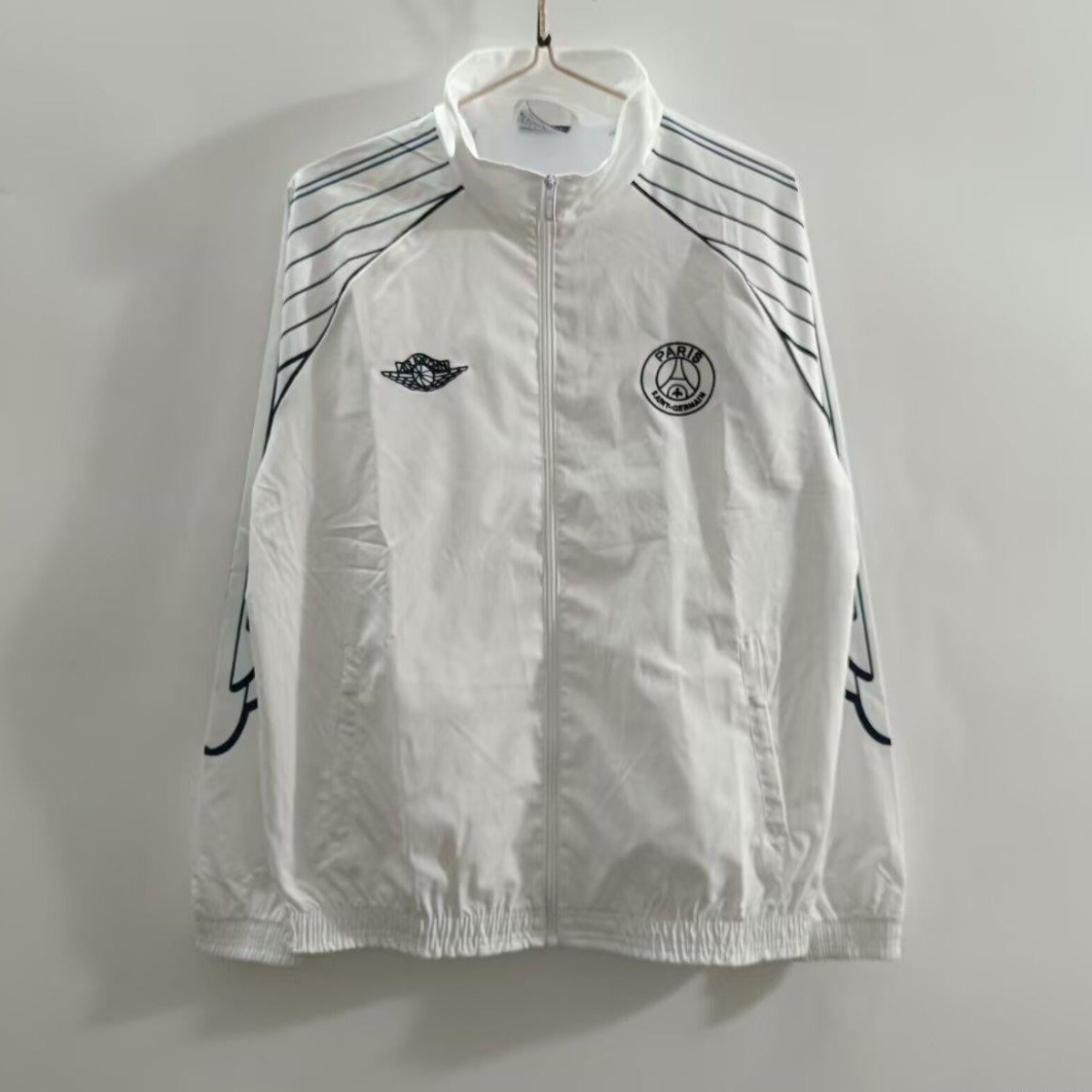 24/25 PSG White Windbreaker