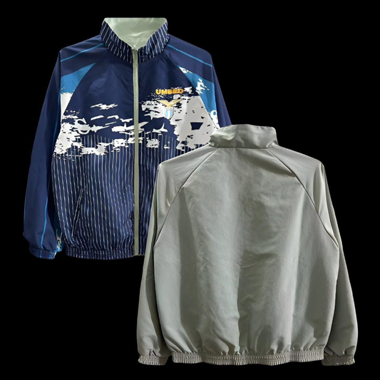 24/25 SS Lazio Navy/Grey Reversible Windbreaker