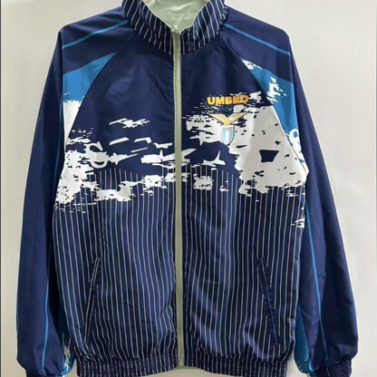24/25 SS Lazio Navy/Grey Reversible Windbreaker