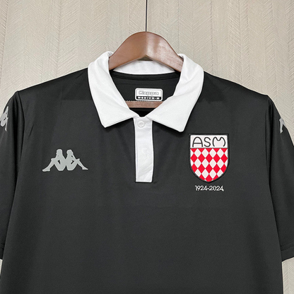 25/26 AS Monaco 100th Anniversary Black Jersey