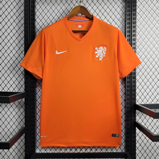 2014 Retro Netherlands Home Jersey