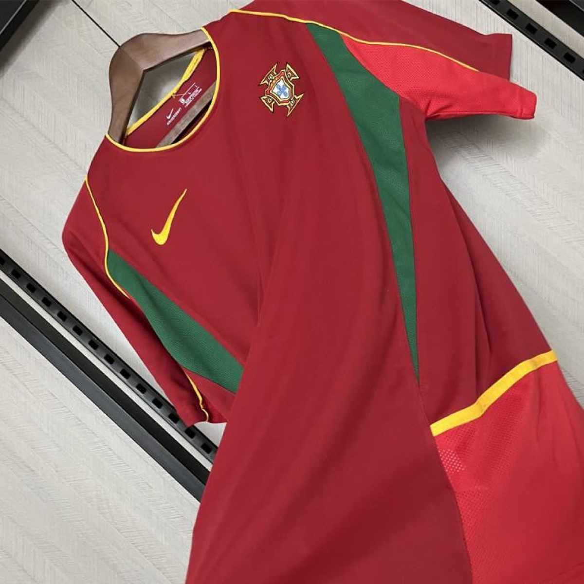 2002 Retro Portugal Home Jersey