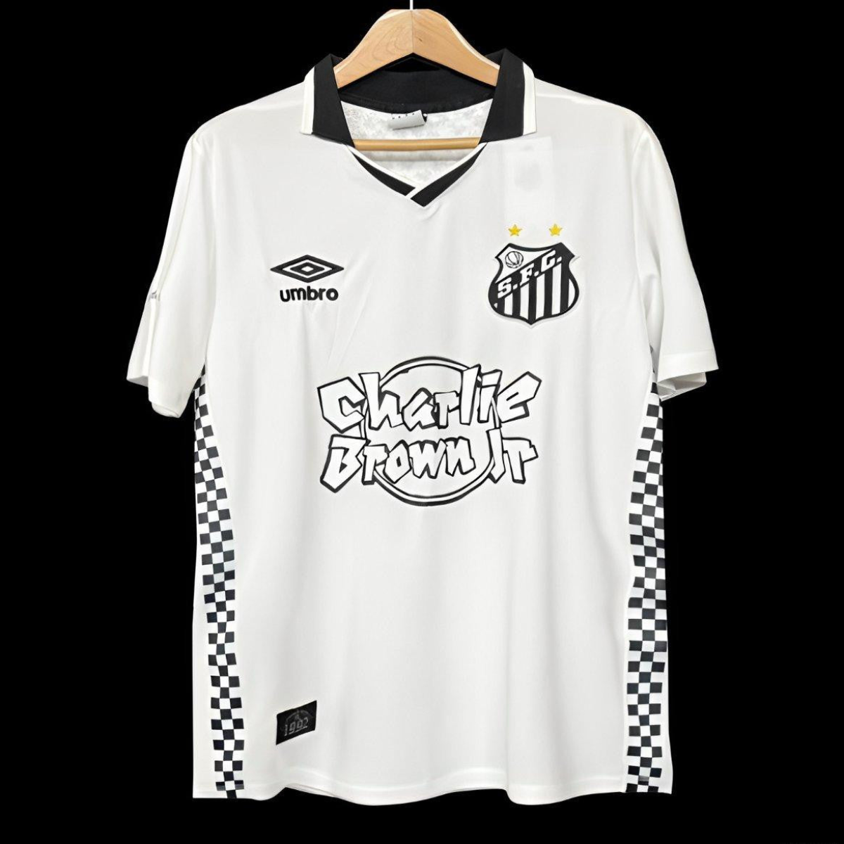 Retro 92/93 Santos Home Jersey