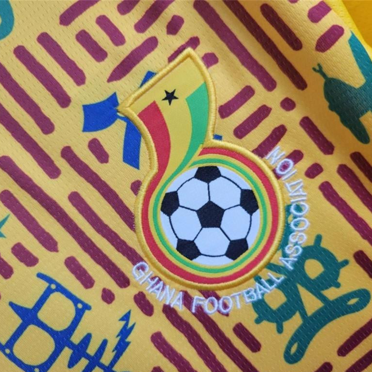 2024 Ghana Yellow Training Jersey