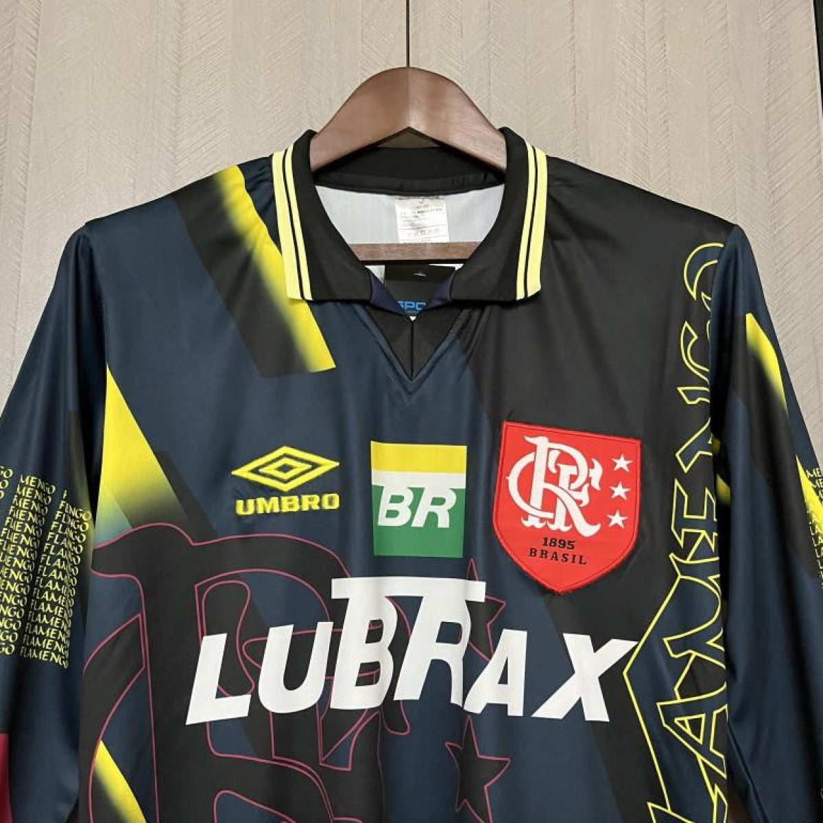 Retro1997/98 Flamengo Black Goalkeeper Long Sleeve Jersey