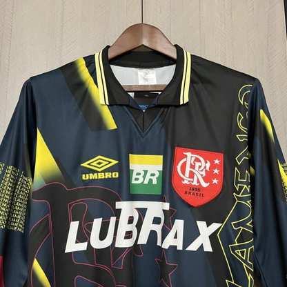 Retro1997/98 Flamengo Black Goalkeeper Long Sleeve Jersey