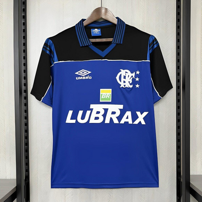 99/00 Retro Flamengo Goalkeeper Blue Jersey