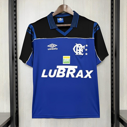 99/00 Retro Flamengo Goalkeeper Blue Jersey