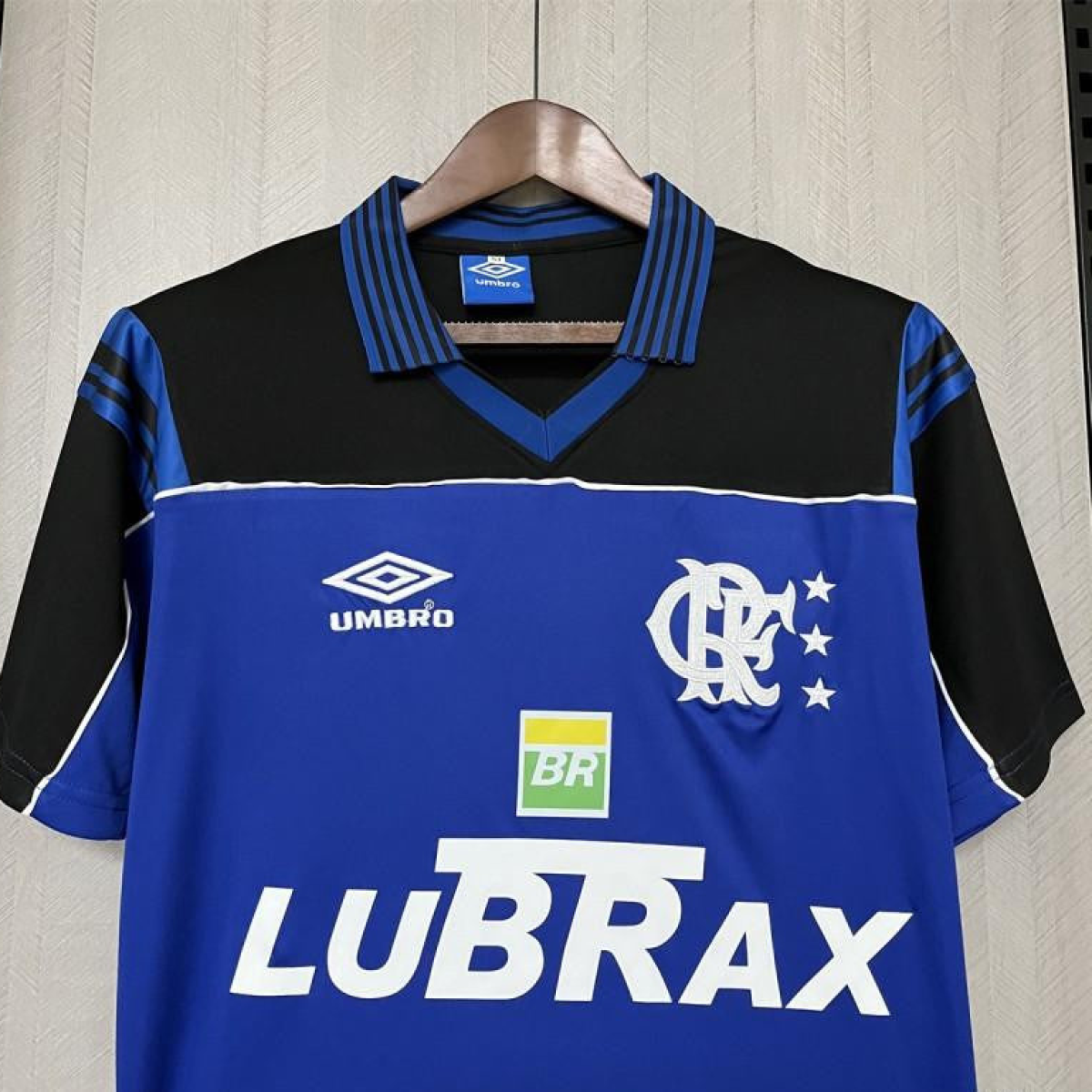 99/00 Retro Flamengo Goalkeeper Blue Jersey