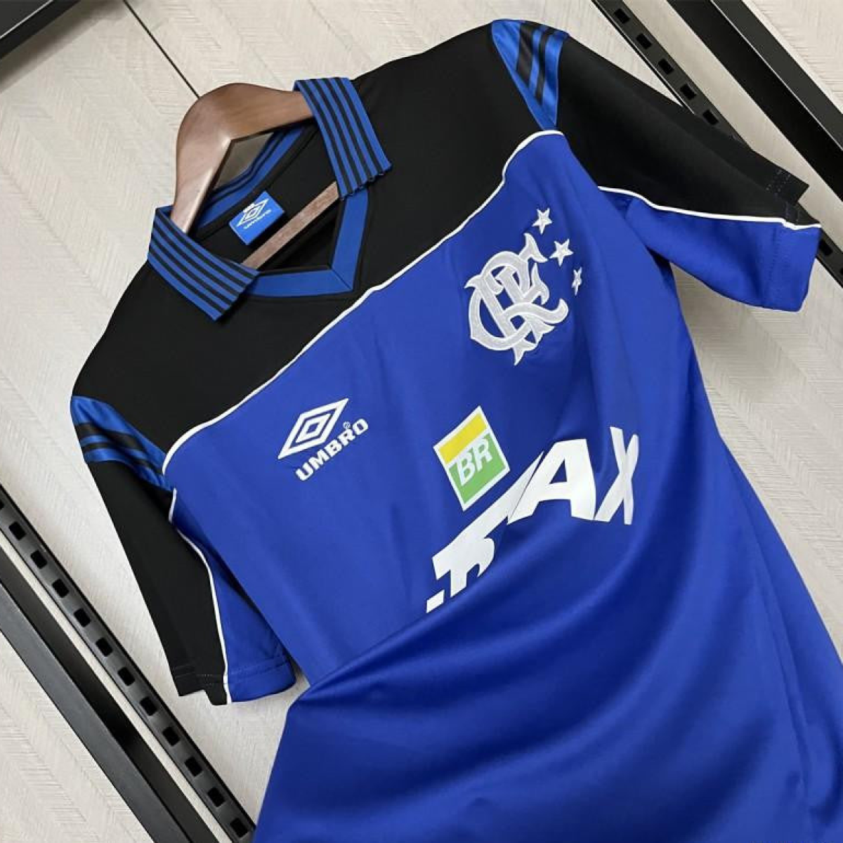 99/00 Retro Flamengo Goalkeeper Blue Jersey