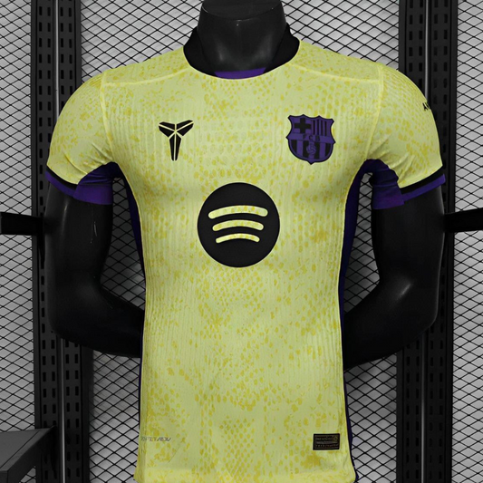 25/26 Player Version Barcelona Yellow 125Th Anniversary Jersey