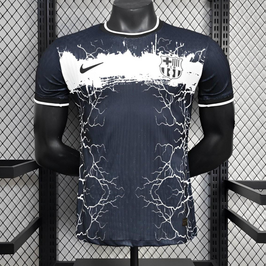 25/26 Player Version Barcelona Special Edition White/Black Jersey