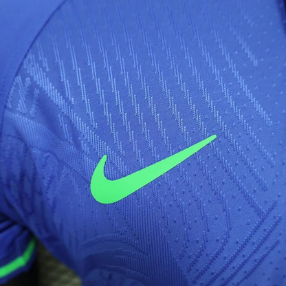 25/26 Player Version Brazil POLO Blue Jersey