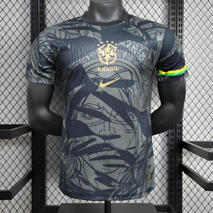 25/26 Player Version Brazil Special Edition Black Jersey