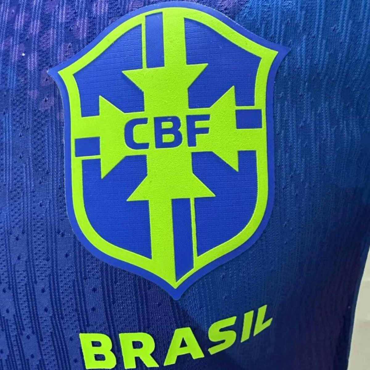 Player Version 2025 Brazil Away Blue Jersey