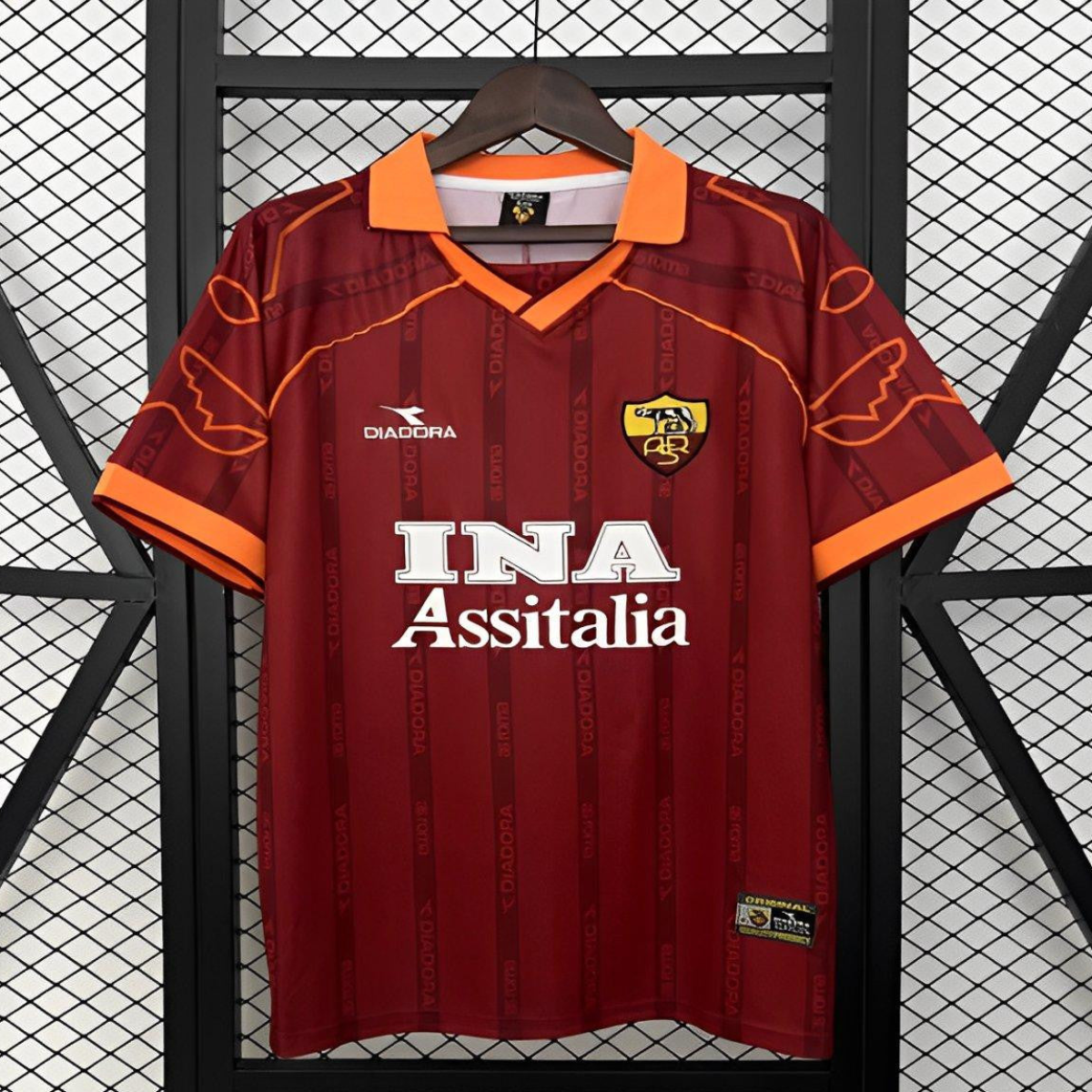 99/00 Retro Roma Home Jersey
