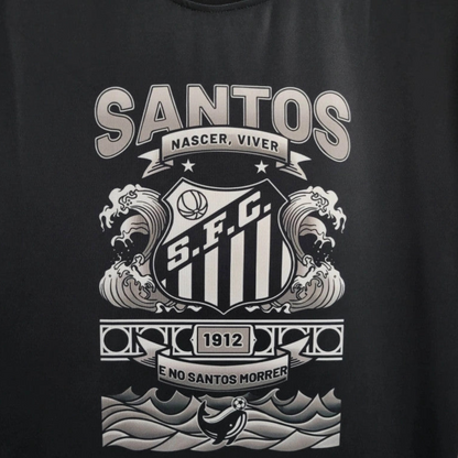 25/26 Santos Black Casual Jersey