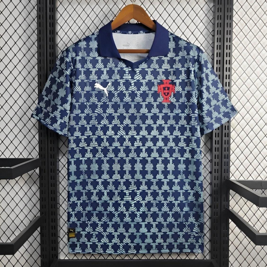 2025 Portugal Persian Blue Pre-Match Jersey