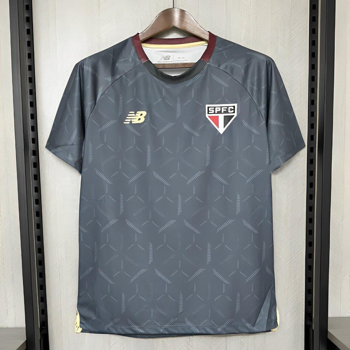 25/26 Sao Paulo Training Jersey Grey Jersey S-XXXXL