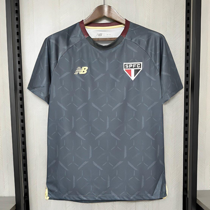 25/26 Sao Paulo Training Jersey Grey Jersey S-XXXXL