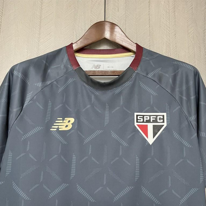 25/26 Sao Paulo Training Jersey Grey Jersey S-XXXXL