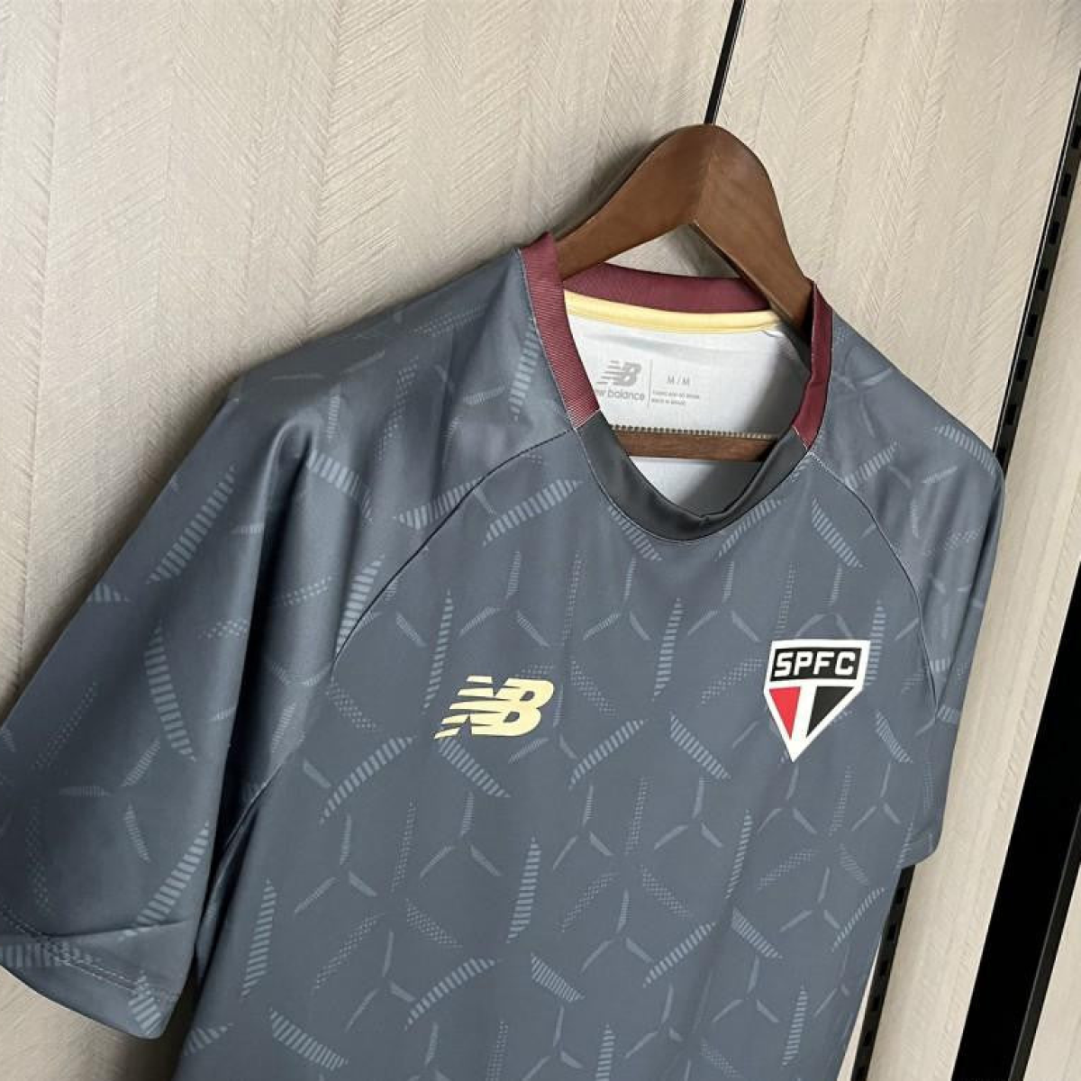 25/26 Sao Paulo Training Jersey Grey Jersey S-XXXXL