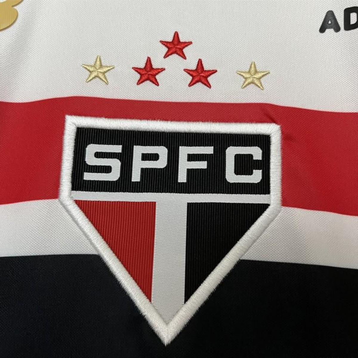 25/26 São Paulo Home Jersey With Chest Sponsor