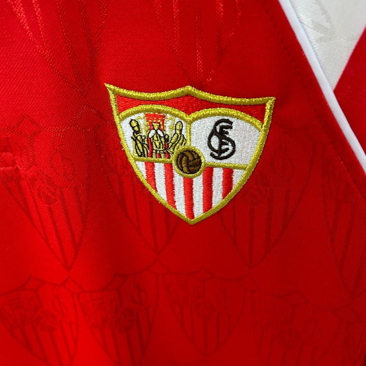 Retro 92/93 Sevilla FC Away Red Jersey