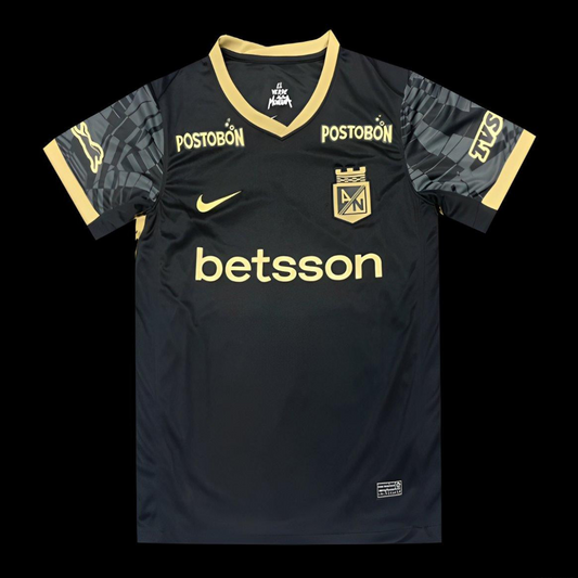 25/26  Atletico Nacional Away Black Jersey