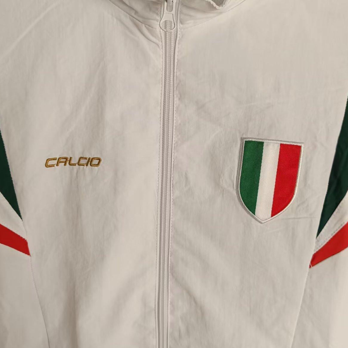 2025 Italy White Windbreaker