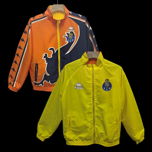 24/25 Porto Orange/Yellow Reversible Windbreaker