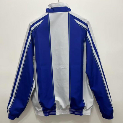 24/25 Porto Dark Cyan/White/Blue Reversible Windbreaker