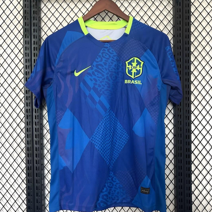 2025 Brazil Away Blue Jersey
