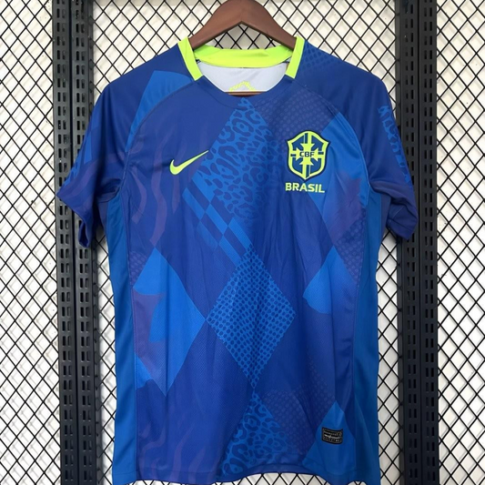 2025 Brazil Away Blue Jersey