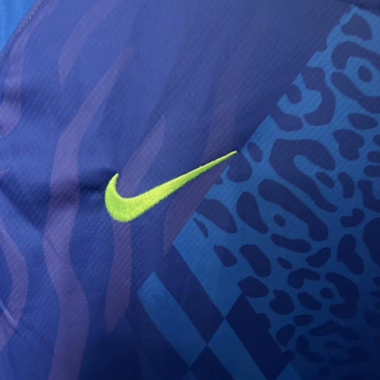 2025 Brazil Away Blue Jersey
