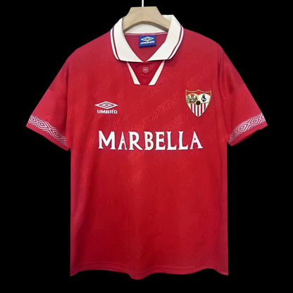 Retro 94/96 Sevilla Away Red Jersey