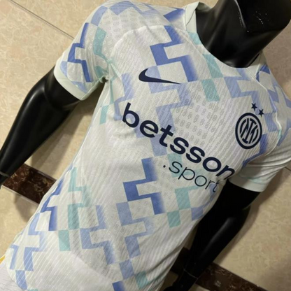 Player Version 25/26 Inter Milan Away White Jersey With Sponsor