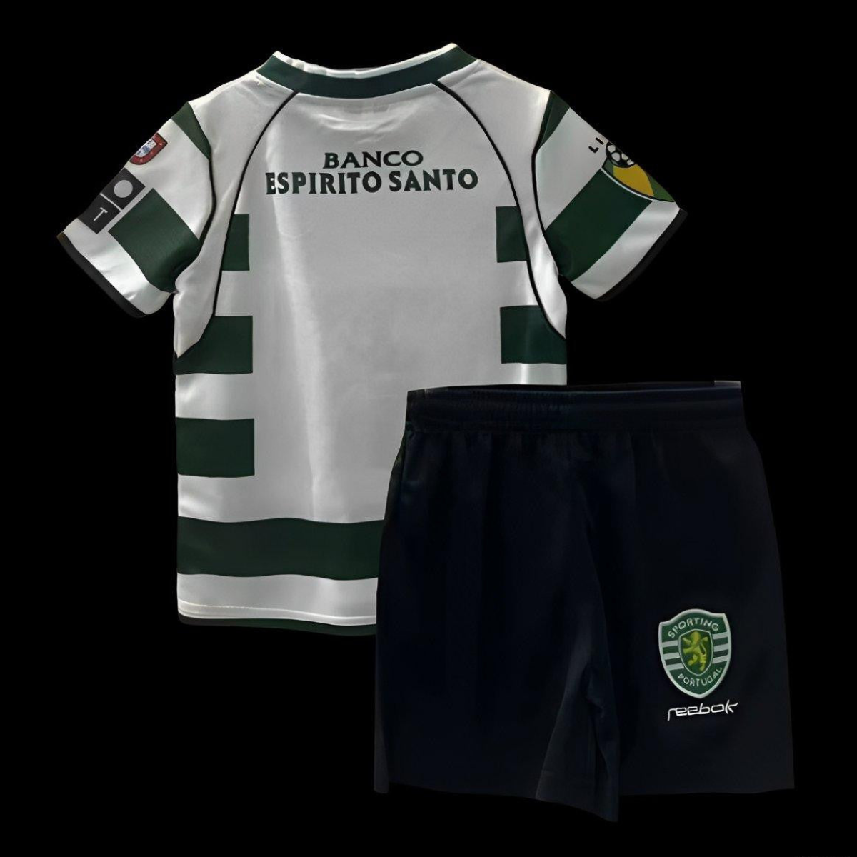 Retro Kids 01/03 Sporting Lisbon Home Jersey