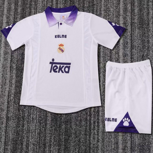 Retro Kids 96/97 Real Madrid Home Jersey