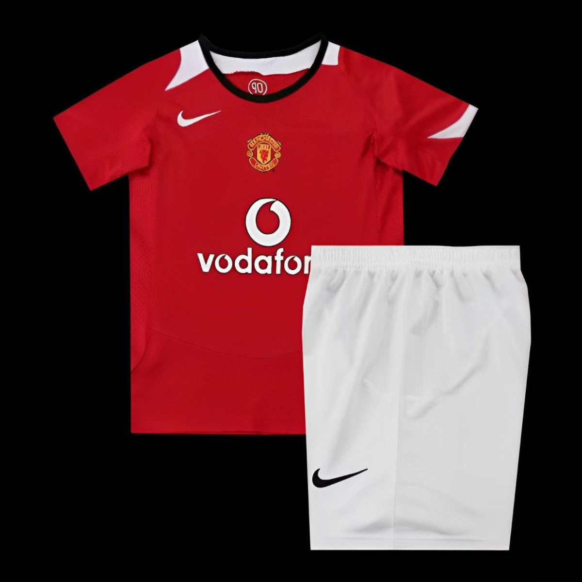 Retro Kids 04/06 Manchester United Home Jersey