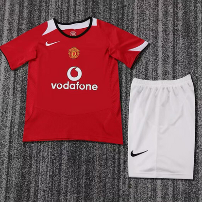 Retro Kids 04/06 Manchester United Home Jersey