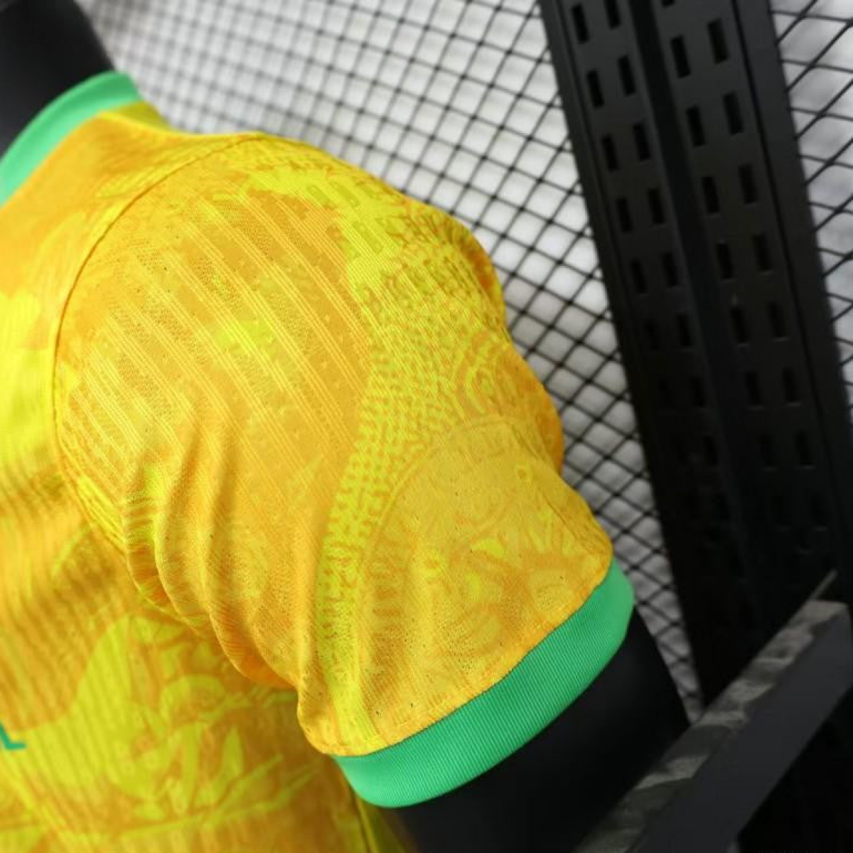 Player Version 2024 Brazil Christ Yellow Goalkeeper Special Jersey